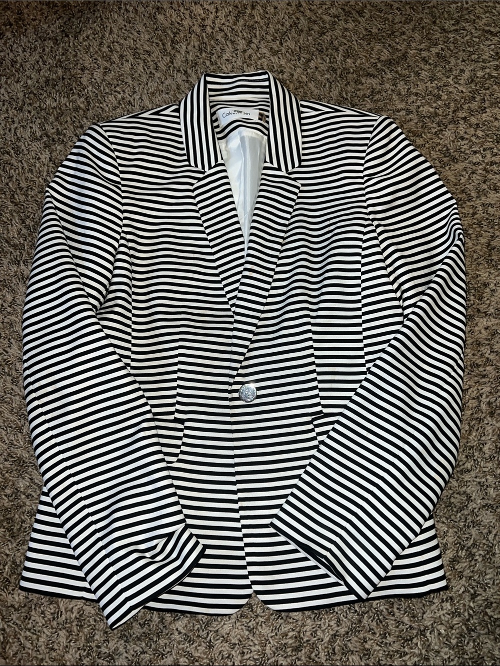 Calvin Klein striped blazer